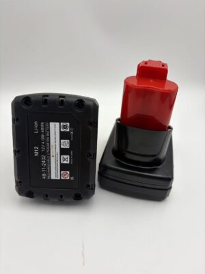 M12 12V 4.0Ah Lithium Battery – Compatible with Milwaukee M12 Cordless Tools | High Capacity Replacement Battery