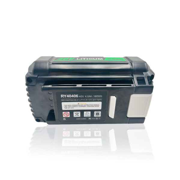 RYOBI 40V 4.0Ah Replacement Battery RY40406 | High Capacity Li-Ion | Compatible with All RYOBI 40V Outdoor Tools