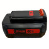 BL1336 LBX2040 40V 2.0Ah Lithium Battery for Black+Decker