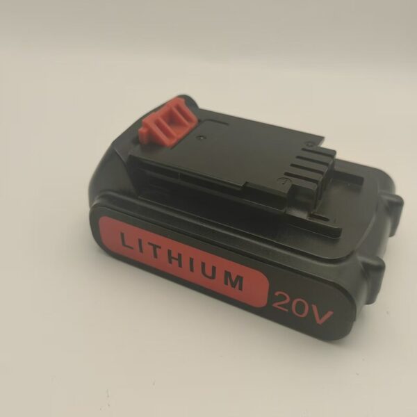 LBXR20 20V MAX 2.0Ah Lithium Battery Replacement for Black+Decker