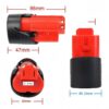 Milwaukee M12 12V 4.0Ah Battery Replacement