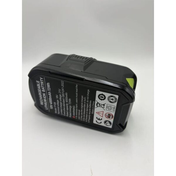 RYOBI P108 18V Battery — 4.0Ah Replacement for ONE+ Tools