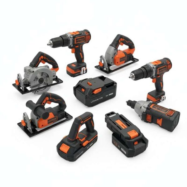 18V lithium-ion battery compatible with cordless drill circular saw and power tools - HNF Battery
