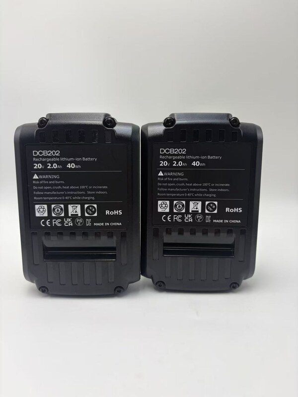 DCB202 lithium-ion battery 40Wh with CE RoHS certification