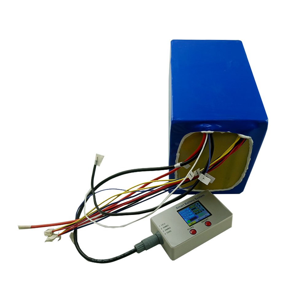 10.8V 140Ah Battery Pack Smart BMS LCD Real-time Monitoring Display Showing Voltage Current Temperature