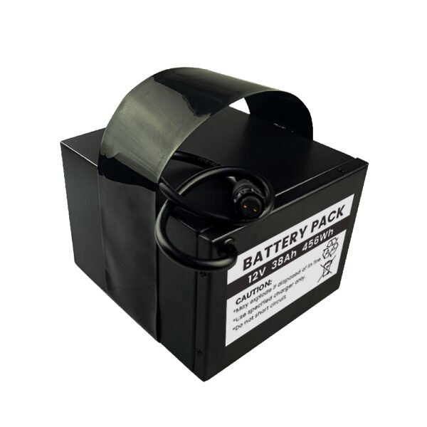 12.8V 38Ah LiFePO4 Battery Pack Rechargeable Lithium Battery with Balance Charging