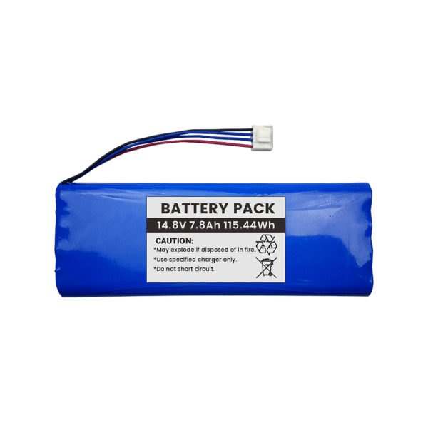 14.8v-4s3p-battery-pack-front-label 14.8V 4S3P 7800mAh Li-ion Battery Pack (18650, 115.44Wh)