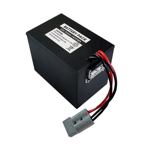 24V 100Ah LiFePO4 Battery Pack 8S1P Rechargeable Lithium Battery with RS485 Communication