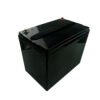 24v-50ah-lifepo4-battery-pack-8s1p (1) 24V 50Ah LiFePO4 1280Wh Battery - Rear Angle View Black ABS Housing with Carrying Handle