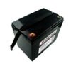 24v-50ah-lifepo4-battery-pack-8s1p (3) 24V 50Ah 1280Wh LiFePO4 Battery Pack - Side View with BMS Communication Cable and Balance Lead Port