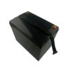 24v-50ah-lifepo4-battery-pack-8s1p (5) 24V 50Ah LiFePO4 Battery Pack - Side Angle View Showing Reinforced Housing and BMS Cable Exit