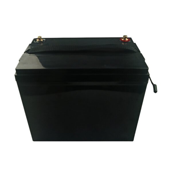 24v-50ah-lifepo4-battery-pack-8s1p (6) 24V 50Ah LiFePO4 Battery Pack - Clean Front View Without Label Showing Minimalist Industrial Design