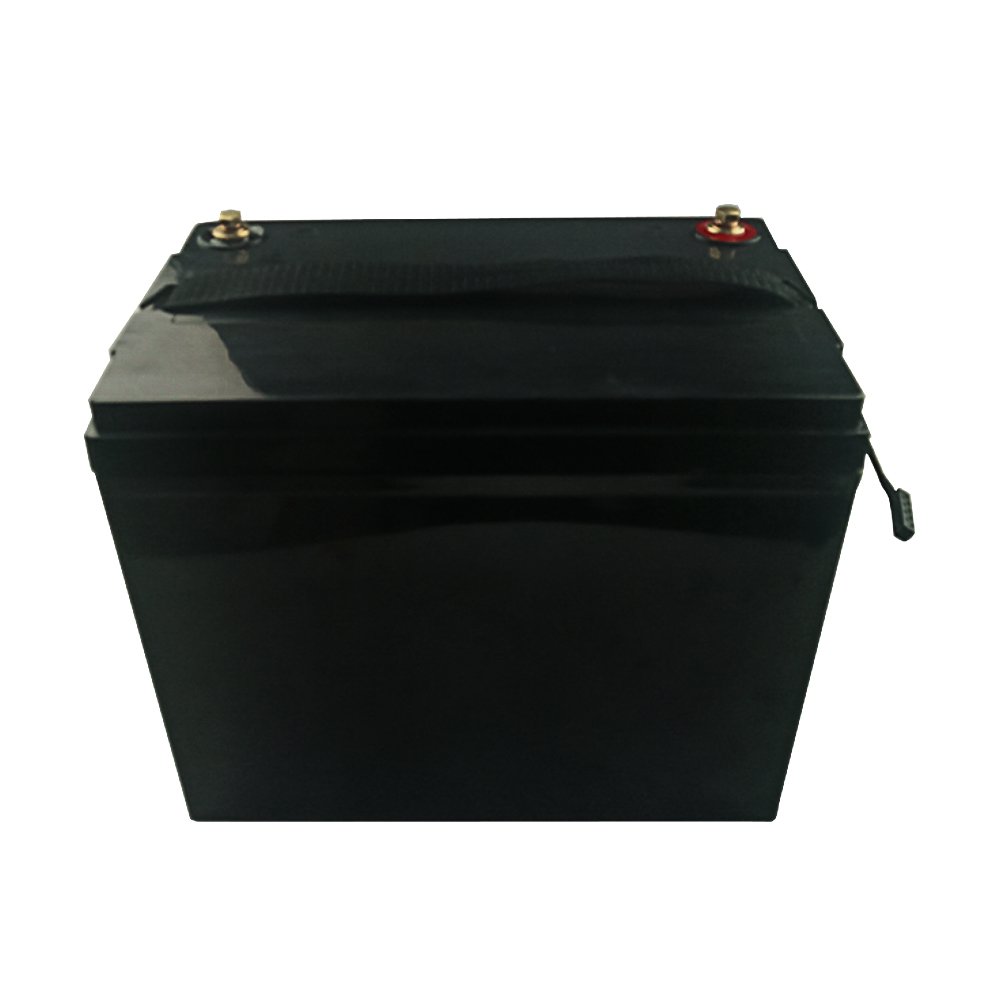 24V 50Ah LiFePO4 Battery Pack - Clean Front View Without Label Showing Minimalist Industrial Design