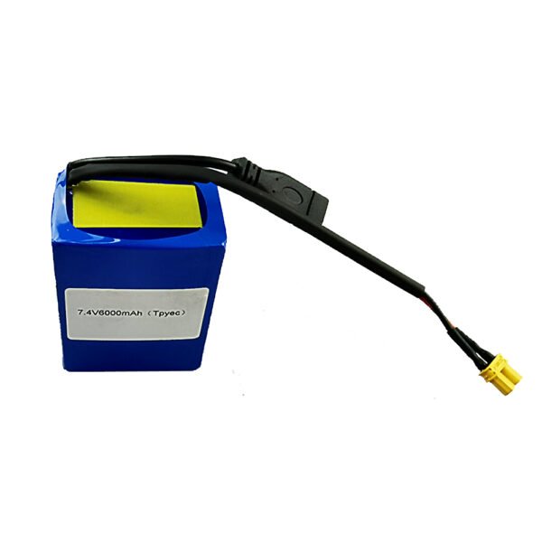 7.4V 6000mAh 18650 Battery Pack Rechargeable Li-ion 2S1P 44.4Wh