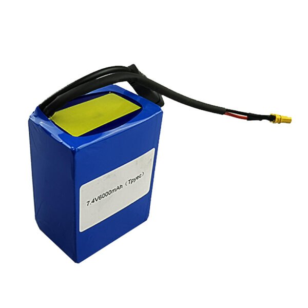 7.4V 6000mAh 18650 Battery Pack Rechargeable Li-ion 2S1P 44.4Wh