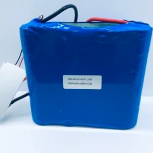 12.8V 20Ah custom LiFePO4 battery pack, 40135 4S1P configuration