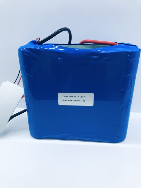 40135 4S1P 12.8 20000mAh BATTERY PACK 12.8V 20Ah custom LiFePO4 battery pack, 40135 4S1P configuration