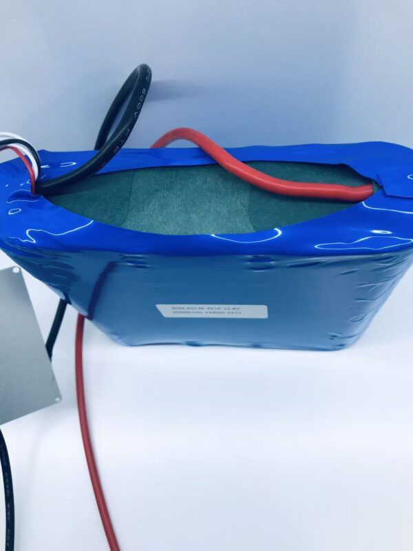 40135 4S1P 12.8 20000mAh PK 12.8V 20Ah LiFePO4 battery pack with customizable connector and lead wires