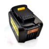 DCB205 20V 20AH (2) DeWalt 20V MAX 12Ah Li-ion Replacement Battery - Side Profile with Release Latch