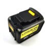 DCB205 20V 20AH (3) DCB205 12Ah Replacement Battery for DeWalt - Top View with Sliding Rail Connector