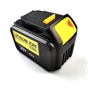 DCB609 20V/60V FLEXVOLT 9.0Ah Replacement Battery - Black & Yellow Front View