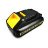 DCB205 (3) DeWalt DCB205 Replacement Battery - LED Fuel Gauge and Mounting Rail Detail