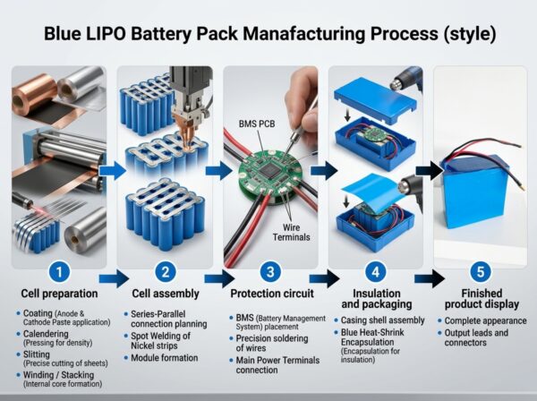 25.6V 15Ah LiFePO4 Battery Pack (33140 8S1P)