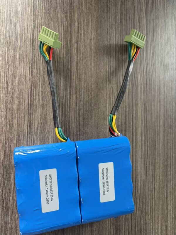 hnf-battery-oem-packaging-wholesale 25.6V 5000mAh LiFePO4 Battery Pack | 8S1P Custom OEM